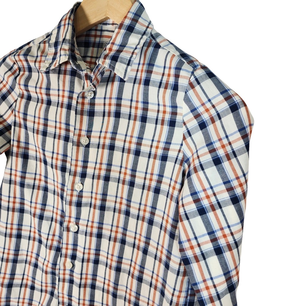 Wonder Nation Kids Plaid Button Down Shirt Long Sleeve Size M 8‎ - Picture 2 of 5